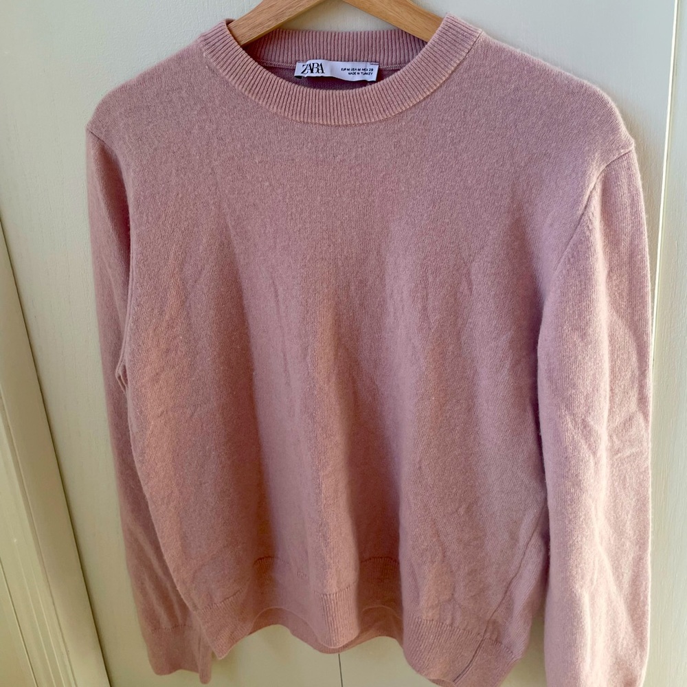 Zara Wool Blend Sweater, M